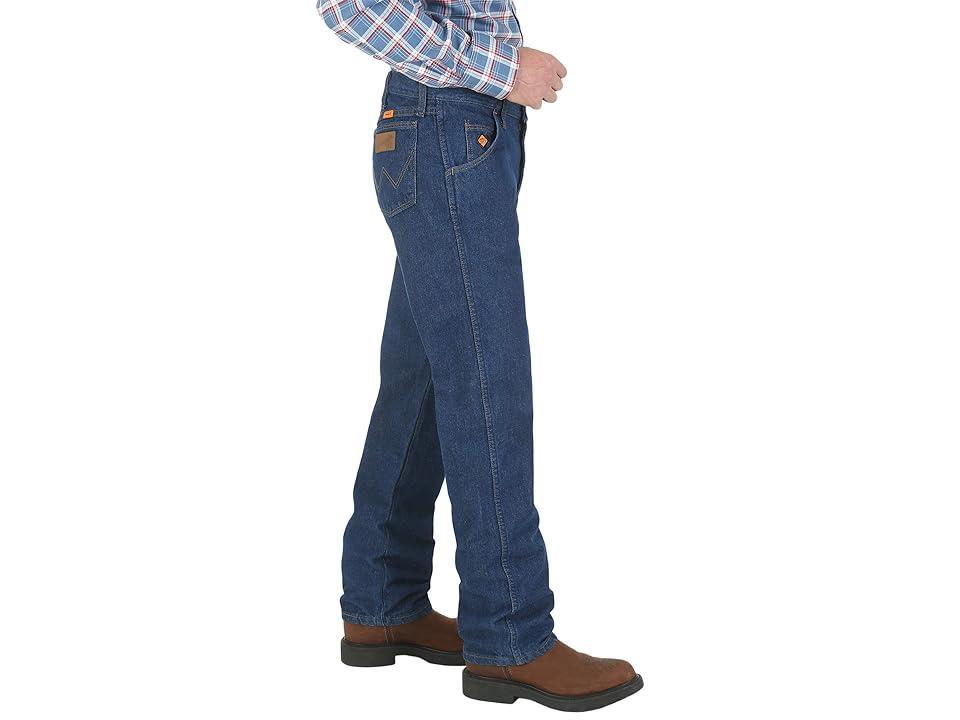 Wrangler Big Tall Flame Resistant Lightweight Regular Fit (Dark Denim) Men's Jeans Product Image