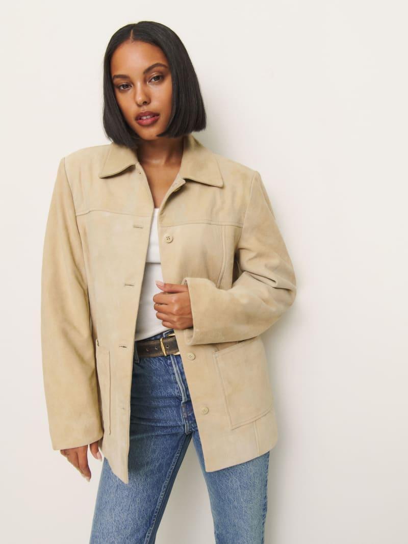 Veda Lincoln Suede Shirt Jacket Product Image