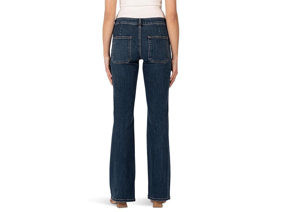 KUT from the Kloth Ana Flare With Patch Pockets Reg Hem (Deductive) Women's Jeans Product Image