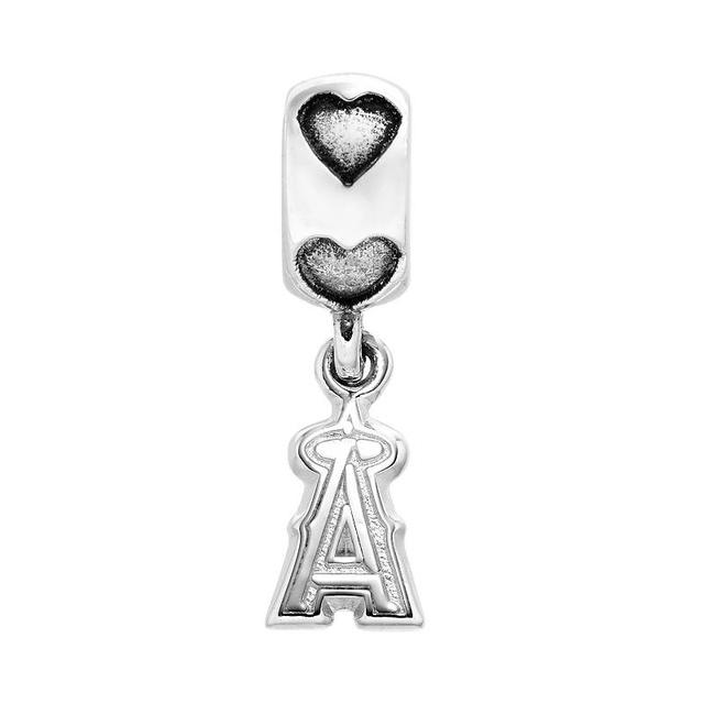 LogoArt Los Angeles Angels of Anaheim Sterling Silver Team Logo Charm, Womens, Grey Product Image