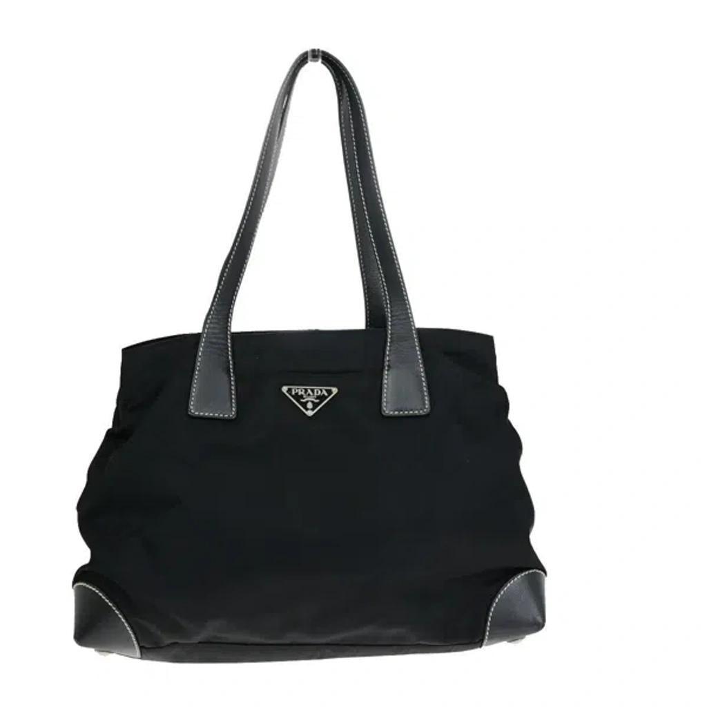 Tessuto Black Synthetic Tote Bag () Product Image