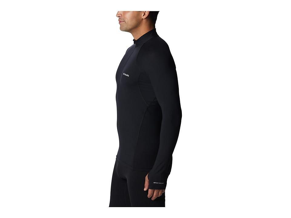 Columbia Men's Midweight Stretch LS Half Zip Top Black Product Image