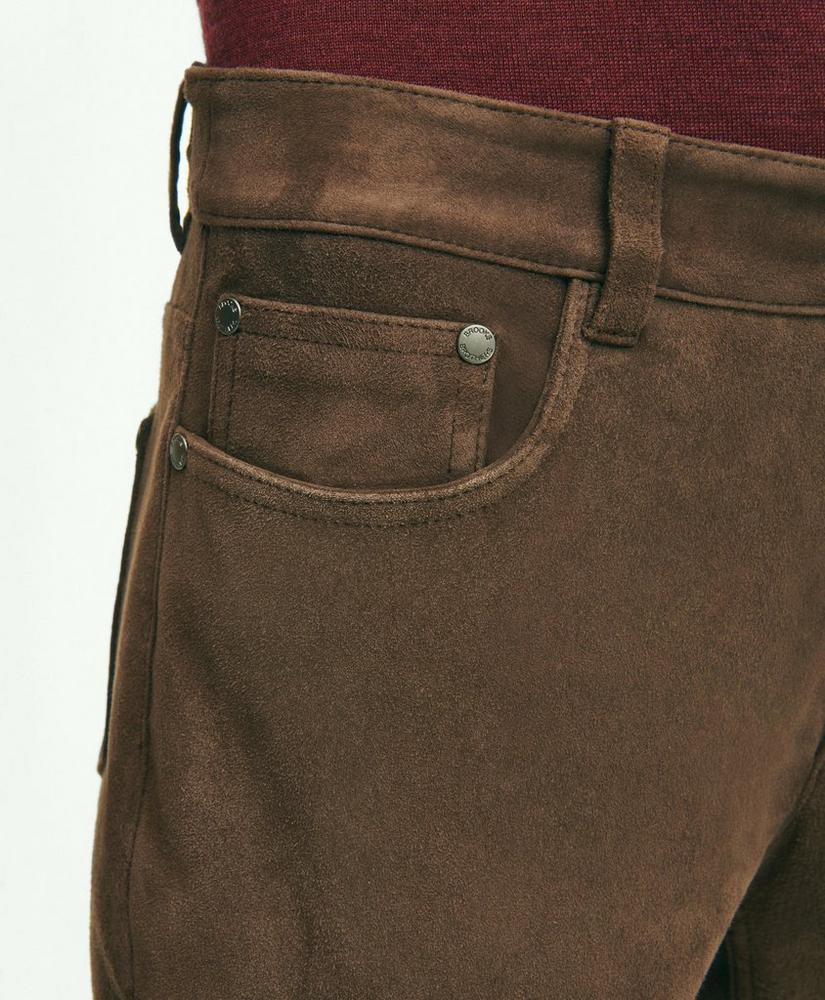 Suede 5-Pocket Pants Product Image