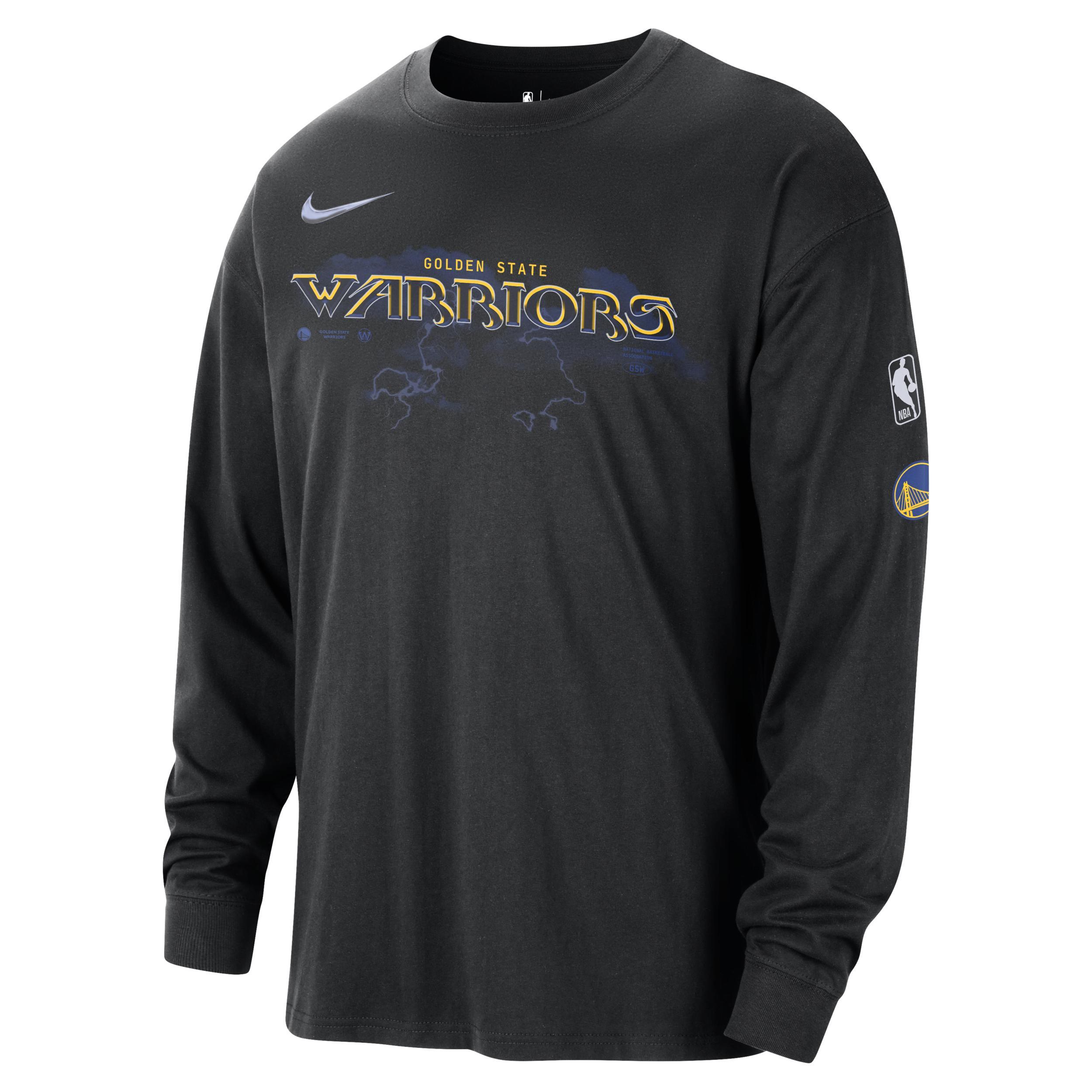 Golden State Warriors Essential Max90 Nike Men's NBA Long-Sleeve T-Shirt Product Image