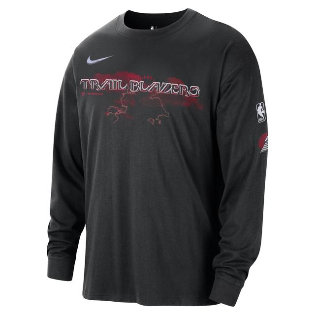 Portland Trail Blazers Essential Max90 Nike Men's NBA Long-Sleeve T-Shirt Product Image