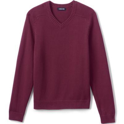 Men's School Uniform Cotton Modal V-neck Sweater Product Image