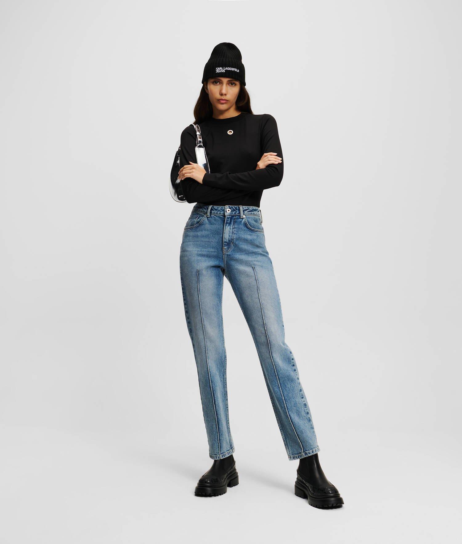 KLJ HIGH-RISE TAPERED JEANS Product Image