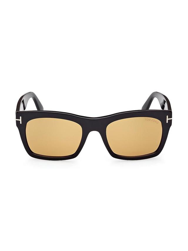 Mens 56MM Rectangular Sunglasses Product Image