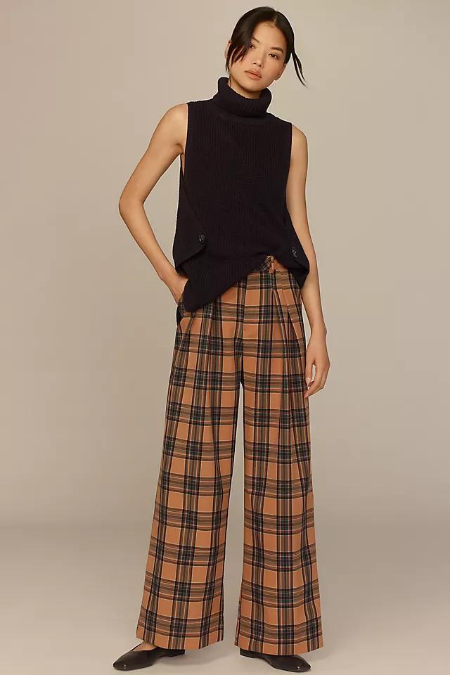 Maeve Elastic-Back Wide-Leg Trousers Product Image