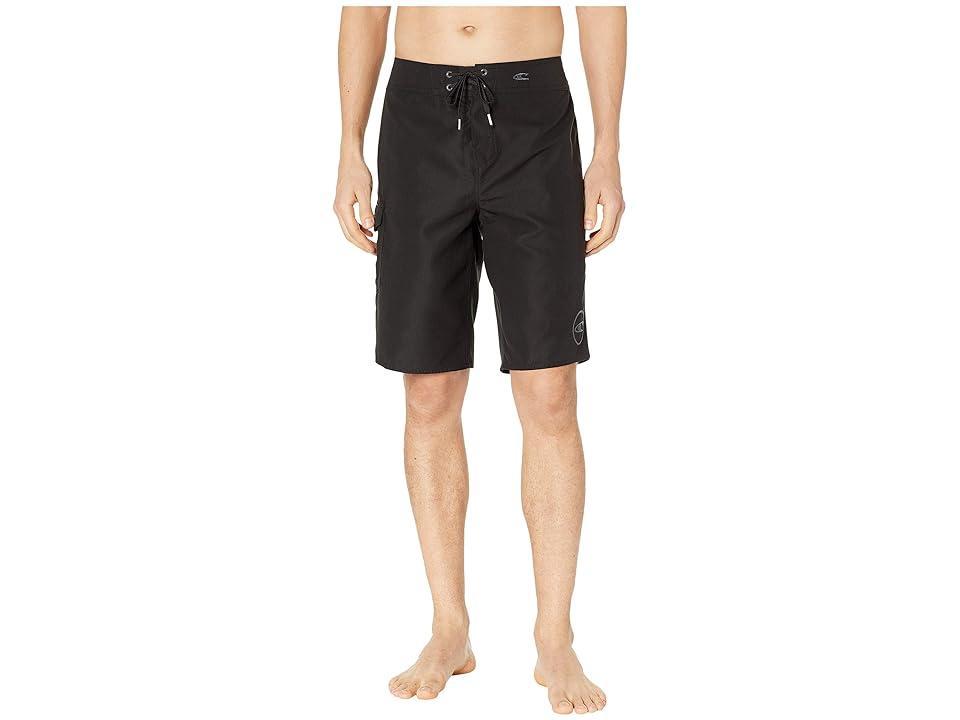 O'Neill Santa Cruz Solid 2.0 Boardshorts (Onyx) Men's Swimwear Product Image