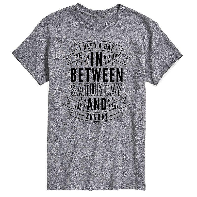 Mens Day In Between Saturday & Sunday Graphic Tee Product Image