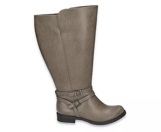 Easy Street Bay Plus Plus by Easy Street Womens Wide Athletic Calf Tall Boots Product Image