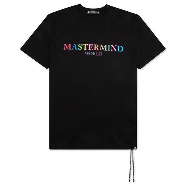 Colored Logo T-Shirt - Black Male Product Image