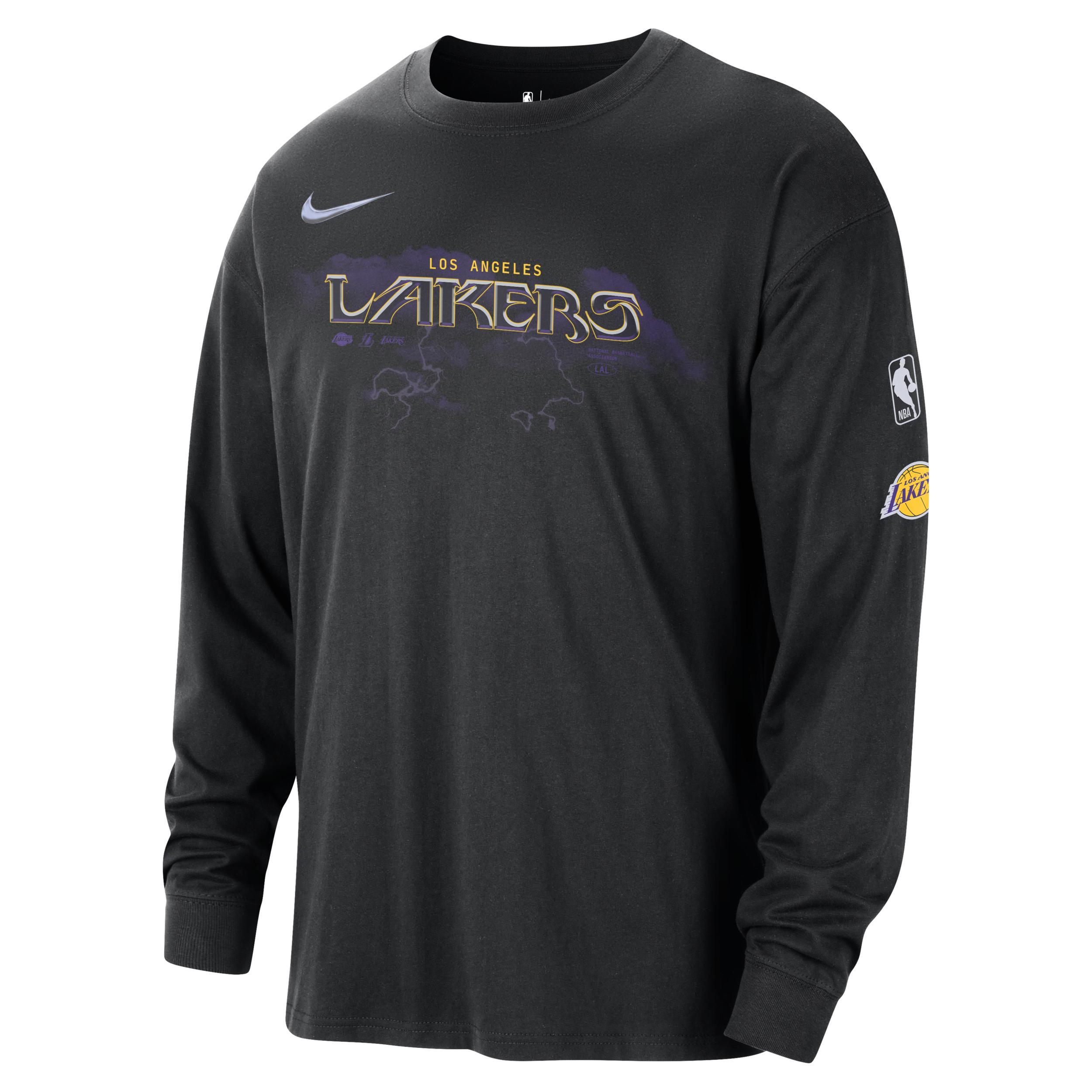 Los Angeles Lakers Essential Max90 Nike Men's NBA Long-Sleeve T-Shirt Product Image