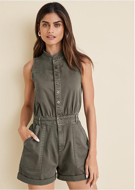 Twill Utility Romper product image