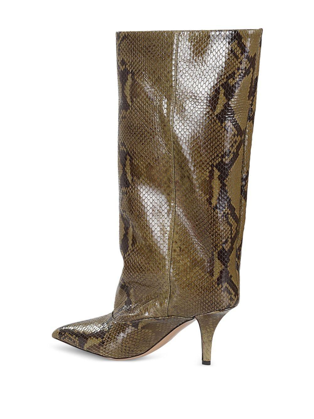 snake-effect boots Product Image