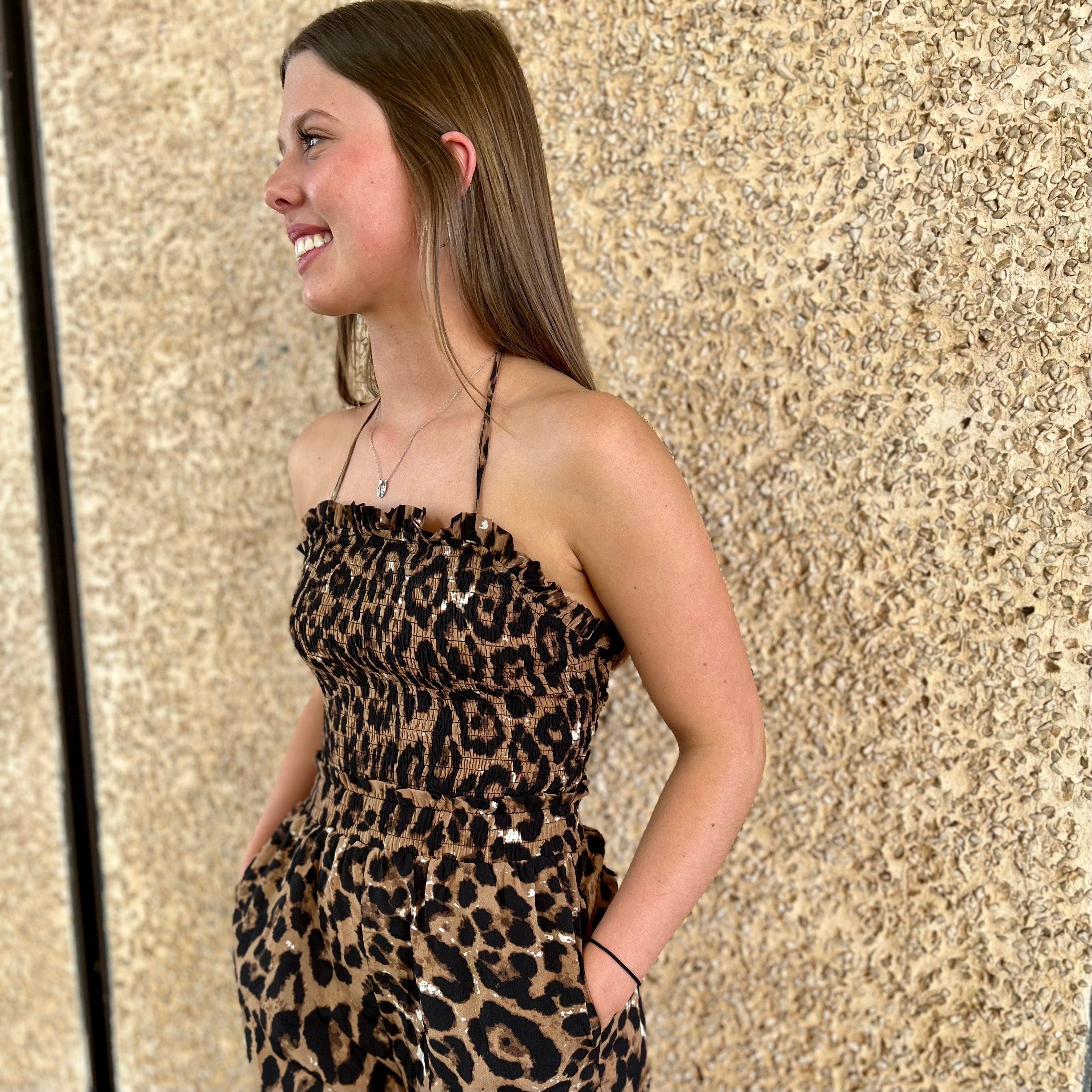 The Back Of The Leopard Jumpsuit* Product Image