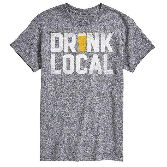 Big & Tall Drink Local Graphic Tee, Mens Product Image