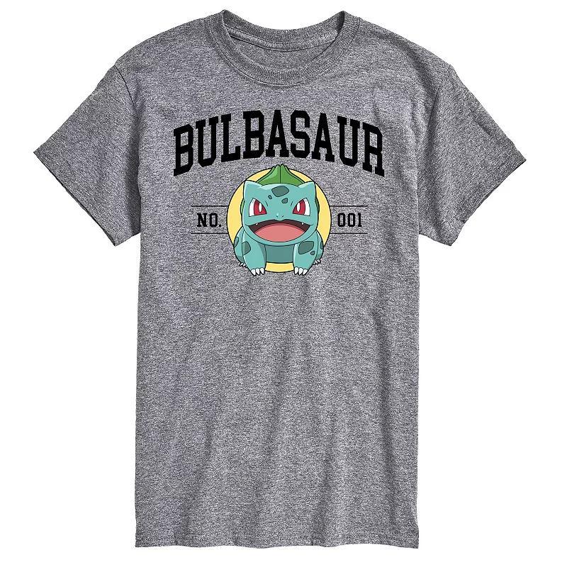 Big & Tall Pokemon Bulbasaur Collegiate Graphic Tee, Mens Product Image