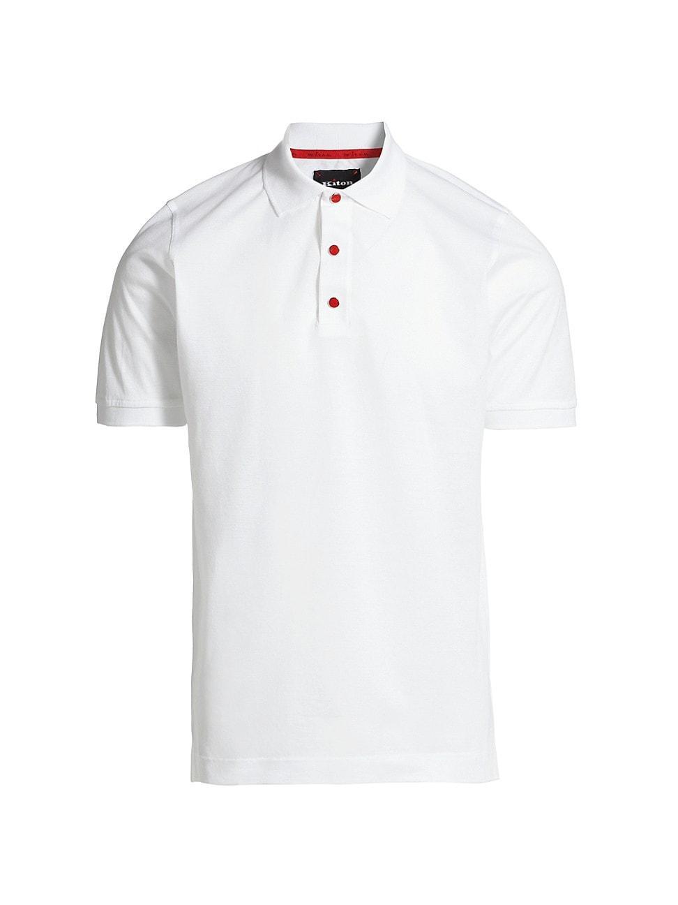 Mens Cotton Polo Shirt Product Image