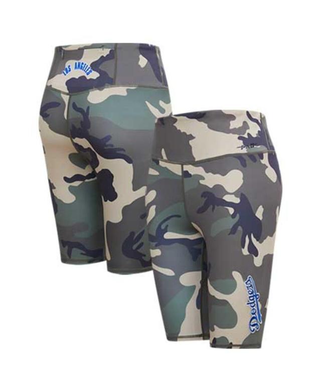 Womens Pro Standard Camo Los Angeles Dodgers Allover Print Bike Shorts Product Image