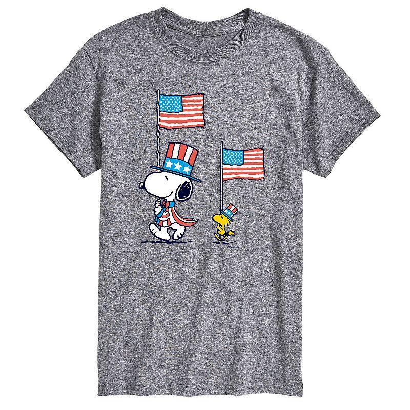 Big & Tall Peanuts Snoopy Woodstock Tee, Mens Product Image