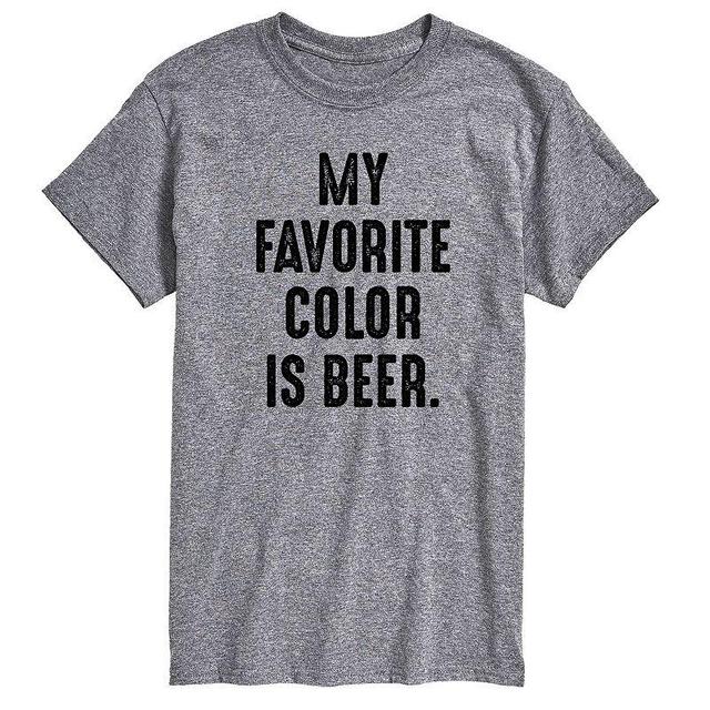 Mens Favorite Color is Beer Graphic Tee Product Image