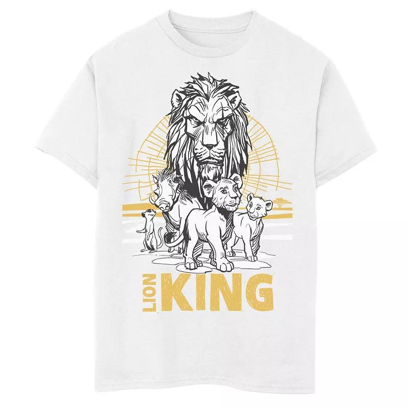 Disneys The Lion King Mens Scar, Simba & Nala Graphic Tee Product Image