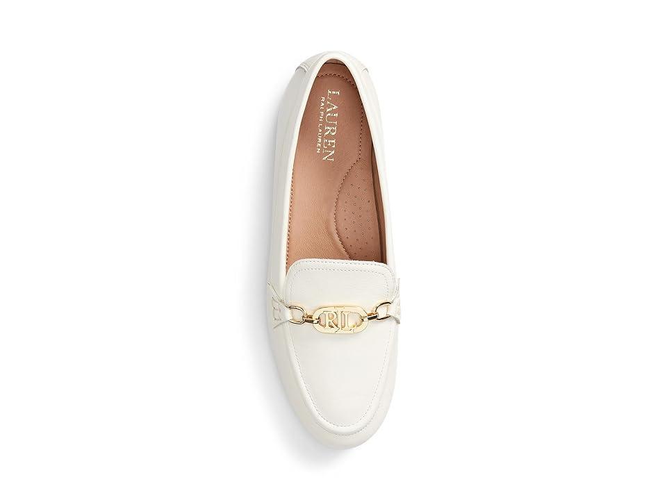 LAUREN Ralph Lauren Averi Nappa Leather Loafer (Vanilla) Women's Shoes Product Image
