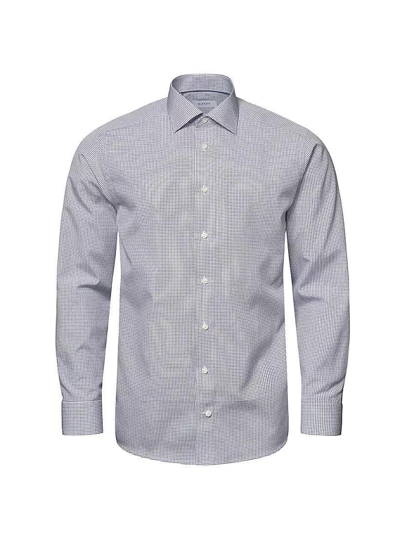 Contemporary-Fit Geometric Shirt Product Image