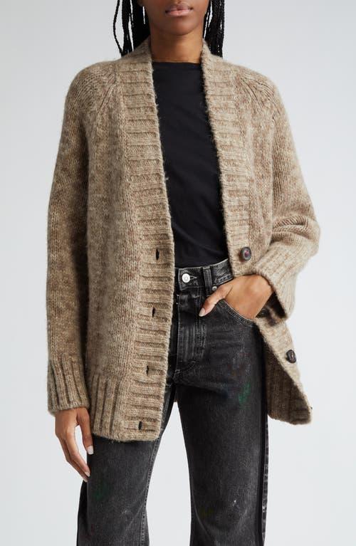 Womens Oversized Alpaca & Cotton-Blend Cardigan Product Image