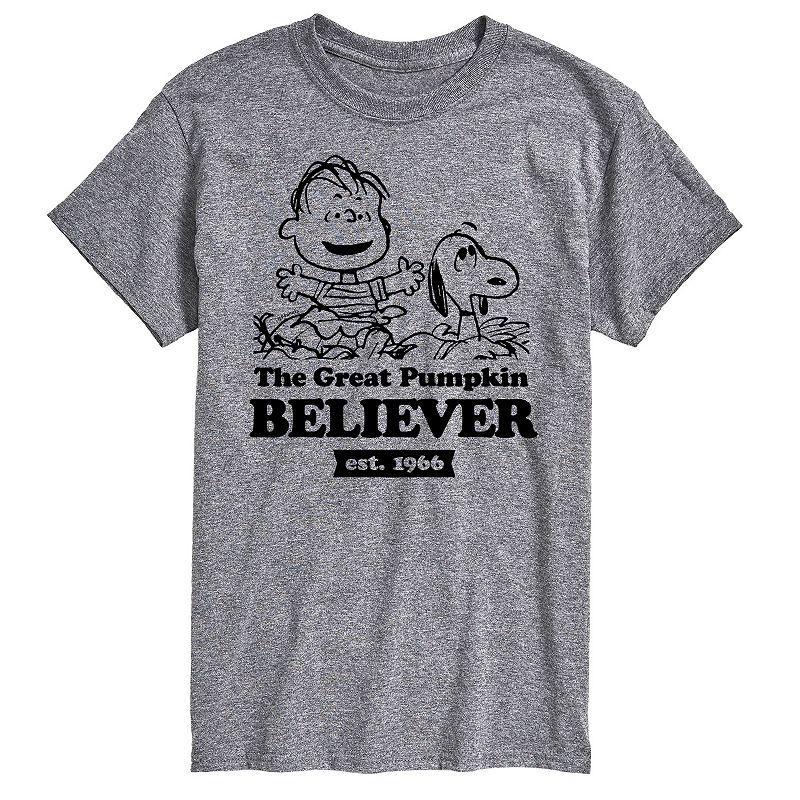 Big & Tall Peanuts Pumpkin Believer Tee, Mens Product Image