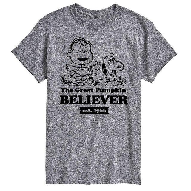 Big & Tall Peanuts Pumpkin Believer Tee, Mens Product Image