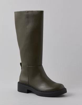 AE Vegan Leather Riding Boot Product Image