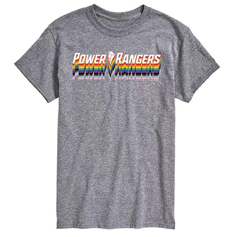 Big & Tall Power Rangers Pride Logo Graphic Tee, Mens Product Image