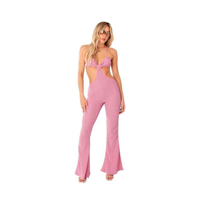 Womens Prim Cut Out Jumpsuit Product Image