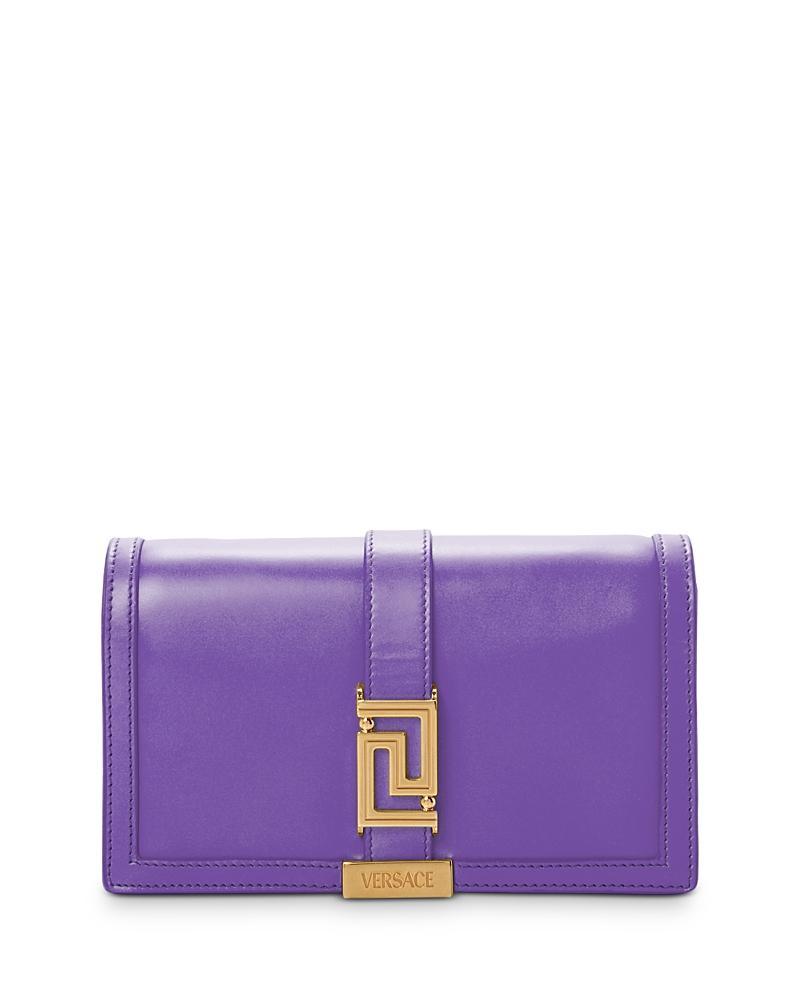 Versace Greca Goddess Leather Clutch Product Image