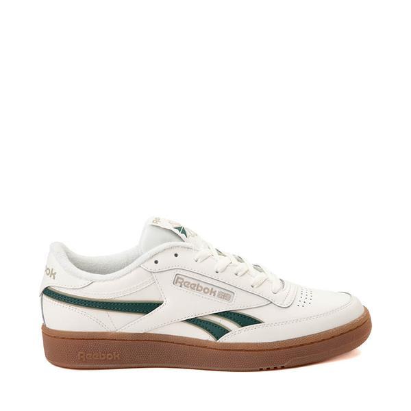 Mens Reebok Club C Revenge Vintage Athletic Shoe - Chalk / Collegiate Green Product Image