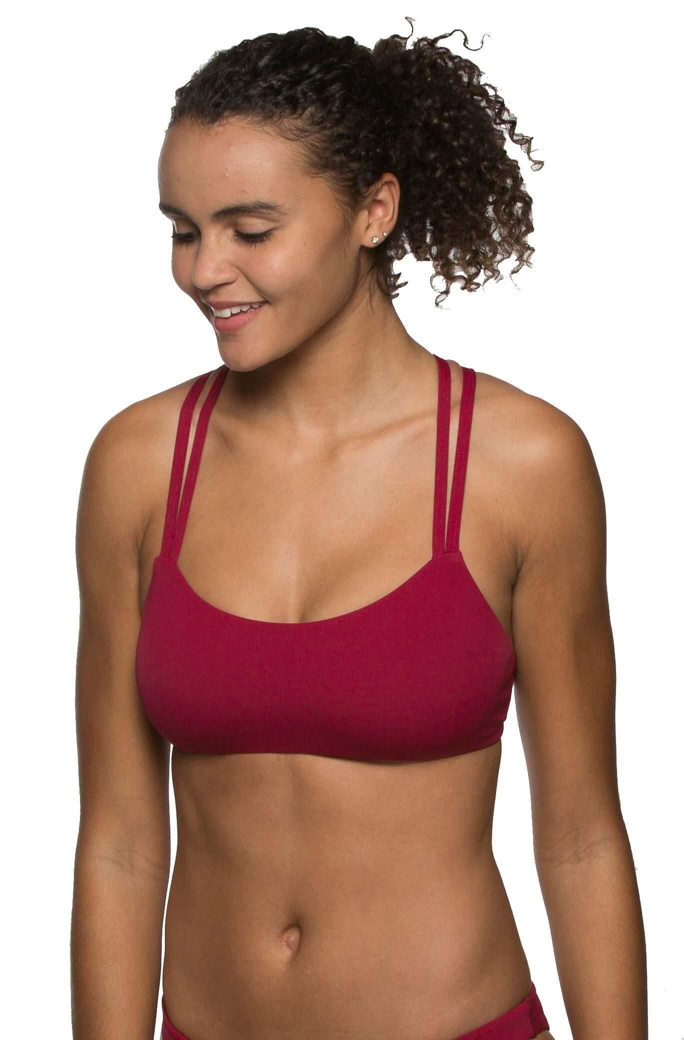 Fendrick Bikini Top - Cranberry Product Image