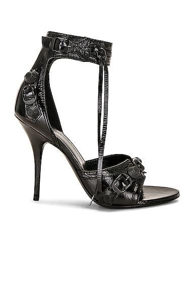 Balenciaga Cagole Sandal in Black - Black. Size 39 (also in ). Product Image