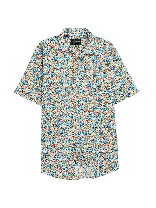 Mens The Forks Floral Cotton Shirt Product Image