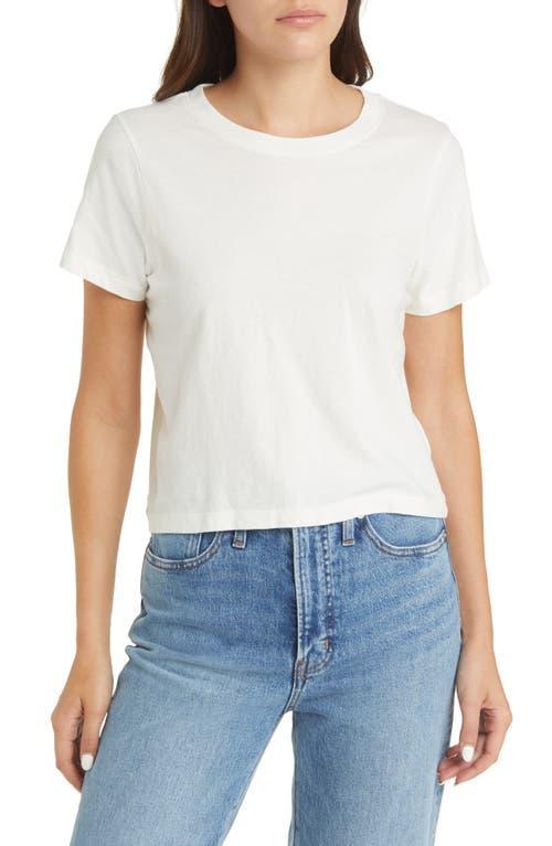 Madewell Lakeshore Softfade Cotton Crop Tee Product Image