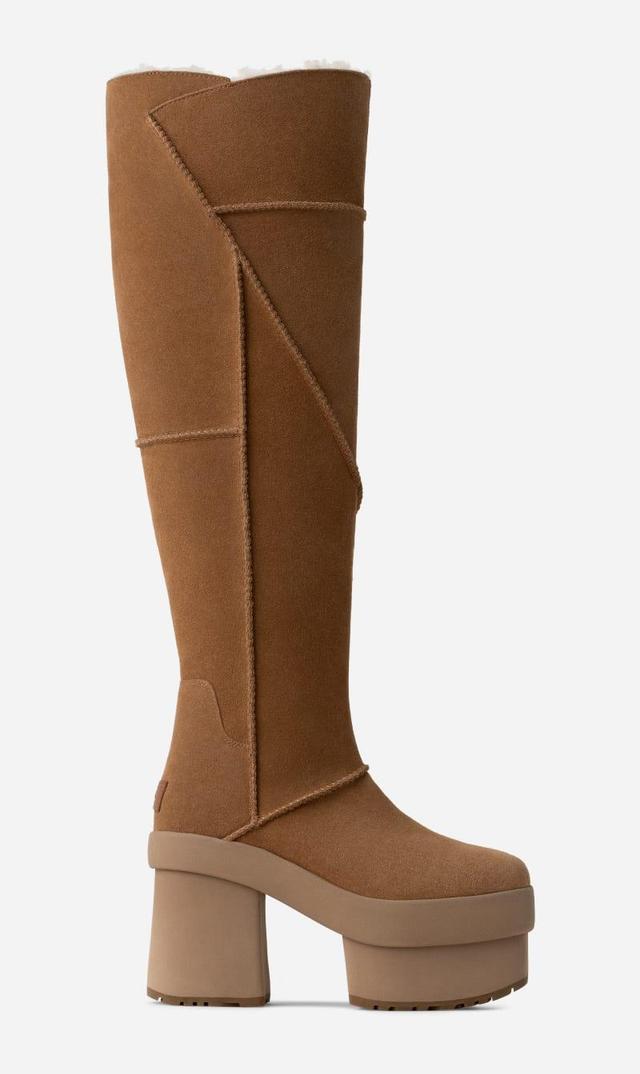 UGG Womens New Heights Platform Xtra Sheepskin Boots Product Image