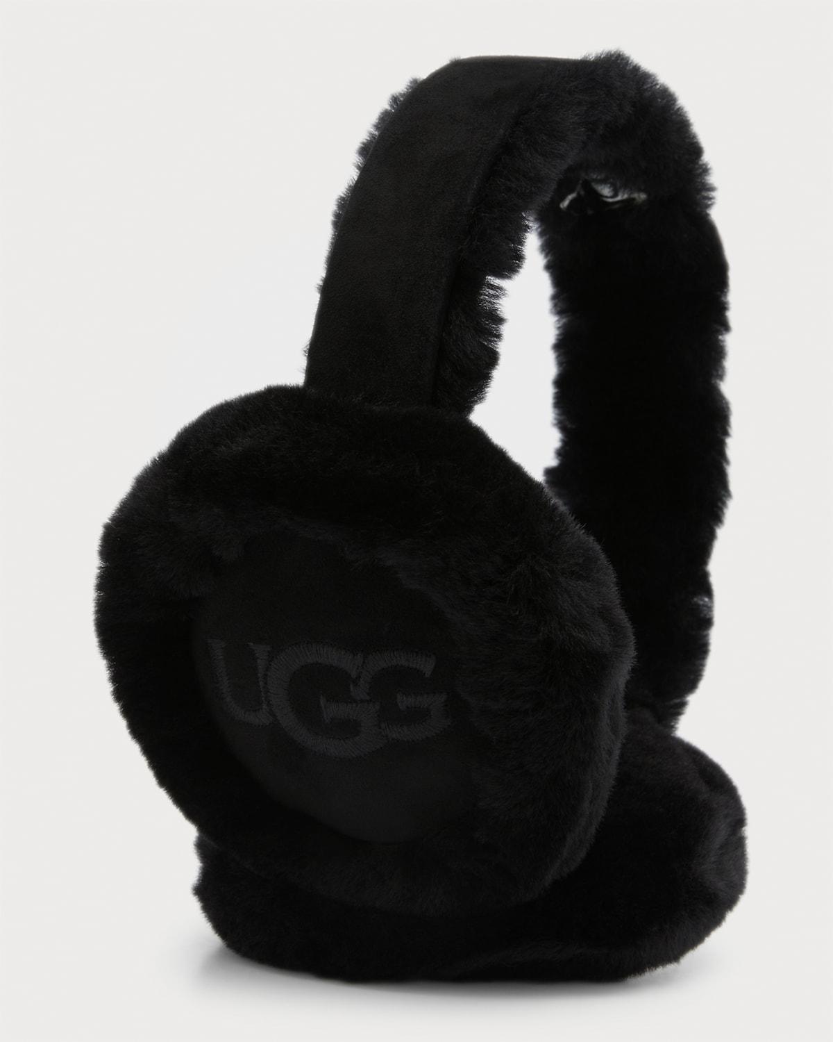 Ugg Embroidered Logo Shearling Earmuffs Product Image