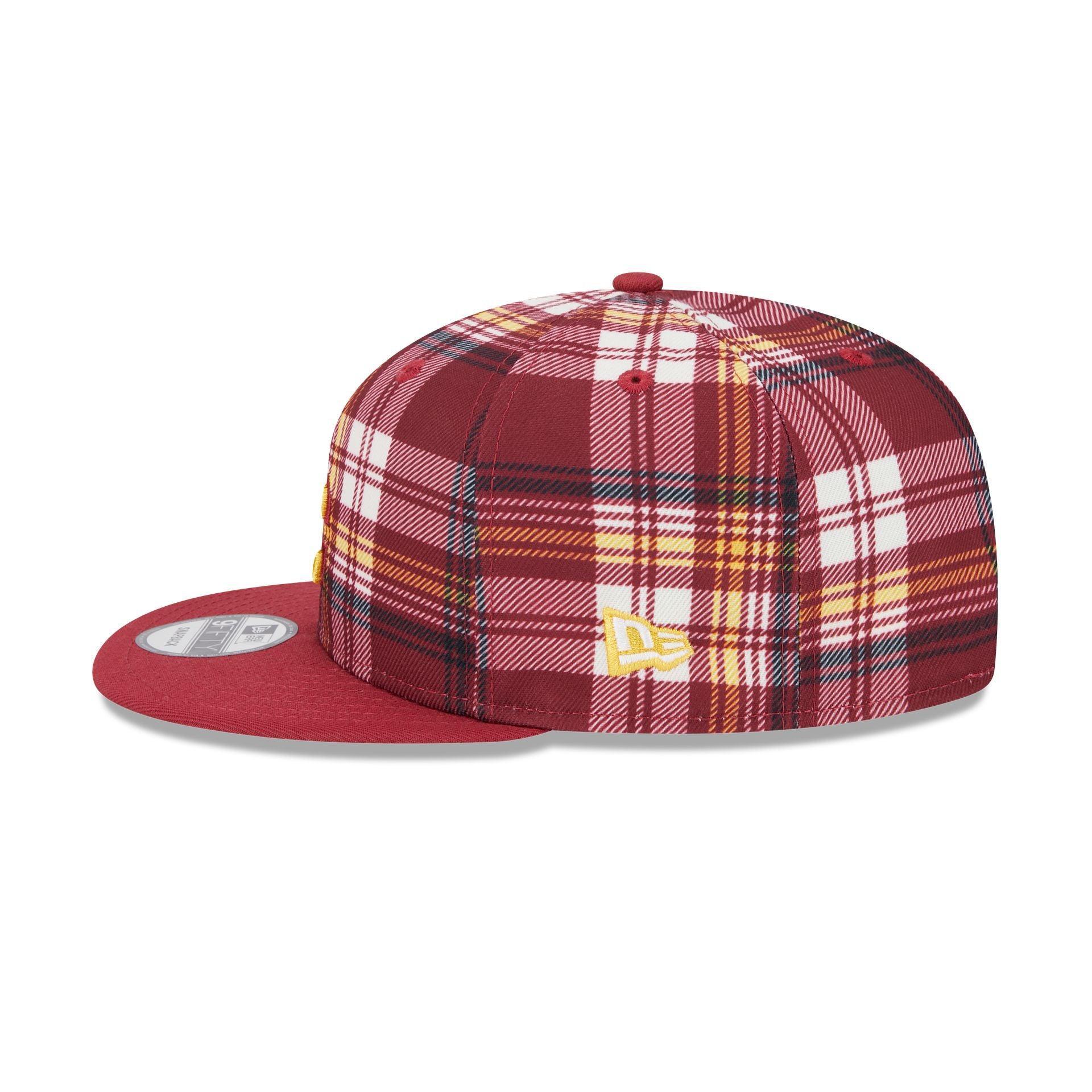 USC Trojans Plaid 9FIFTY Snapback Hat Male Product Image