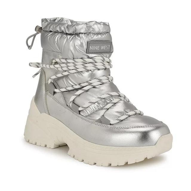 Nine West Dyme Womens Lace-Up Casual Ankle Boots Product Image