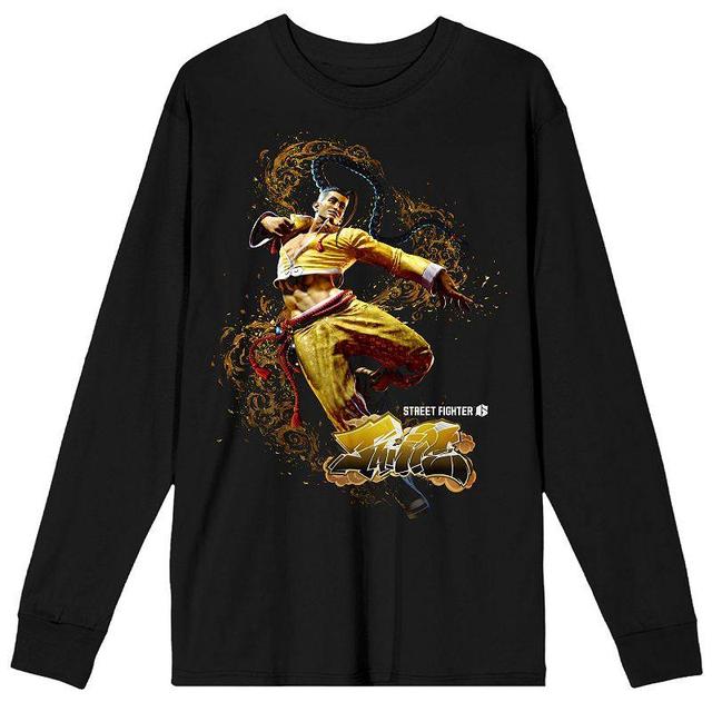 Mens Street Fighter VI Jamie Long Sleeve Graphic Tee Product Image