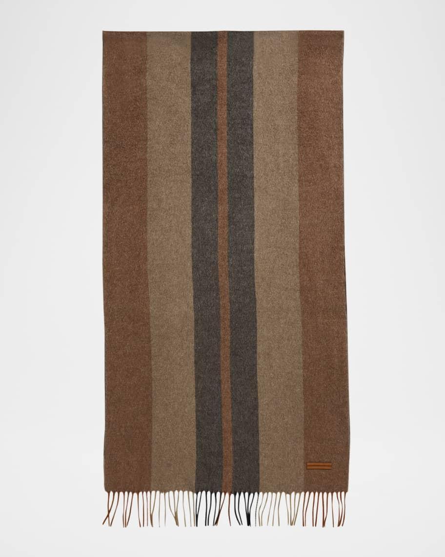 Men's Silk Multi-Stripe Scarf Product Image