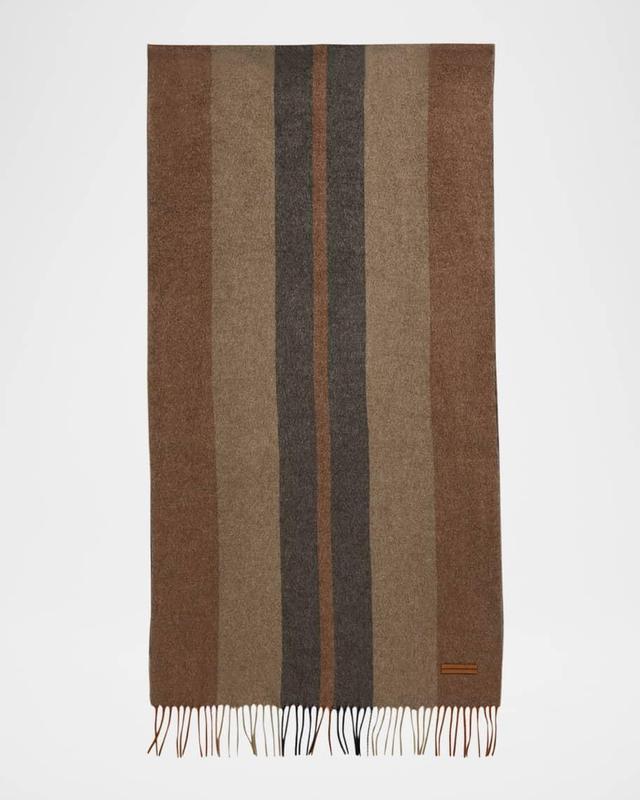 Men's Silk Multi-Stripe Scarf Product Image