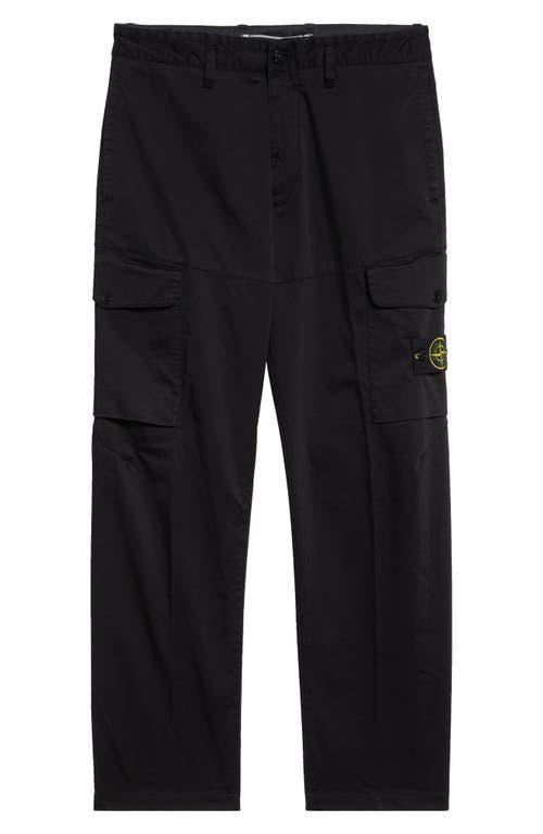 Stone Island 319F1 Ghost Weatherproof Cotton Canvas Cargo Pants Product Image